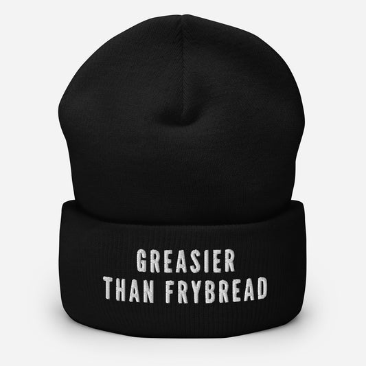 Greasier Than Frybread Beanie - The Rez Lifestyle