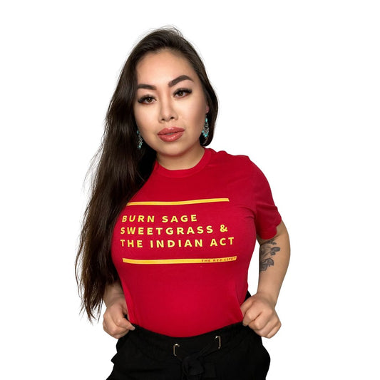 BSS&TIA Red & Gold Collection Tee - The Rez Lifestyle