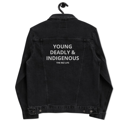 Young Deadly & Indigenous Jean Jacket - The Rez Lifestyle