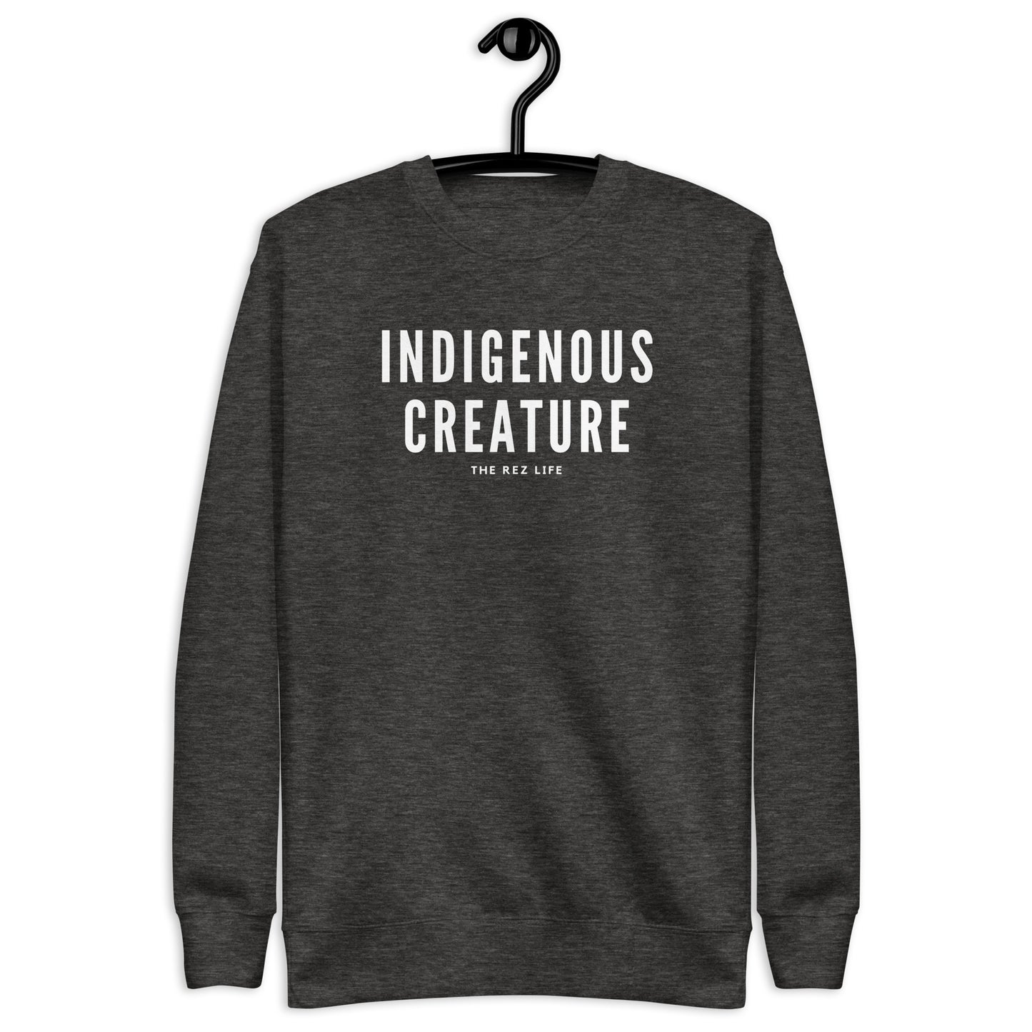 Who And What Are You? I Is Indigenous Creature Crewneck - The Rez Lifestyle