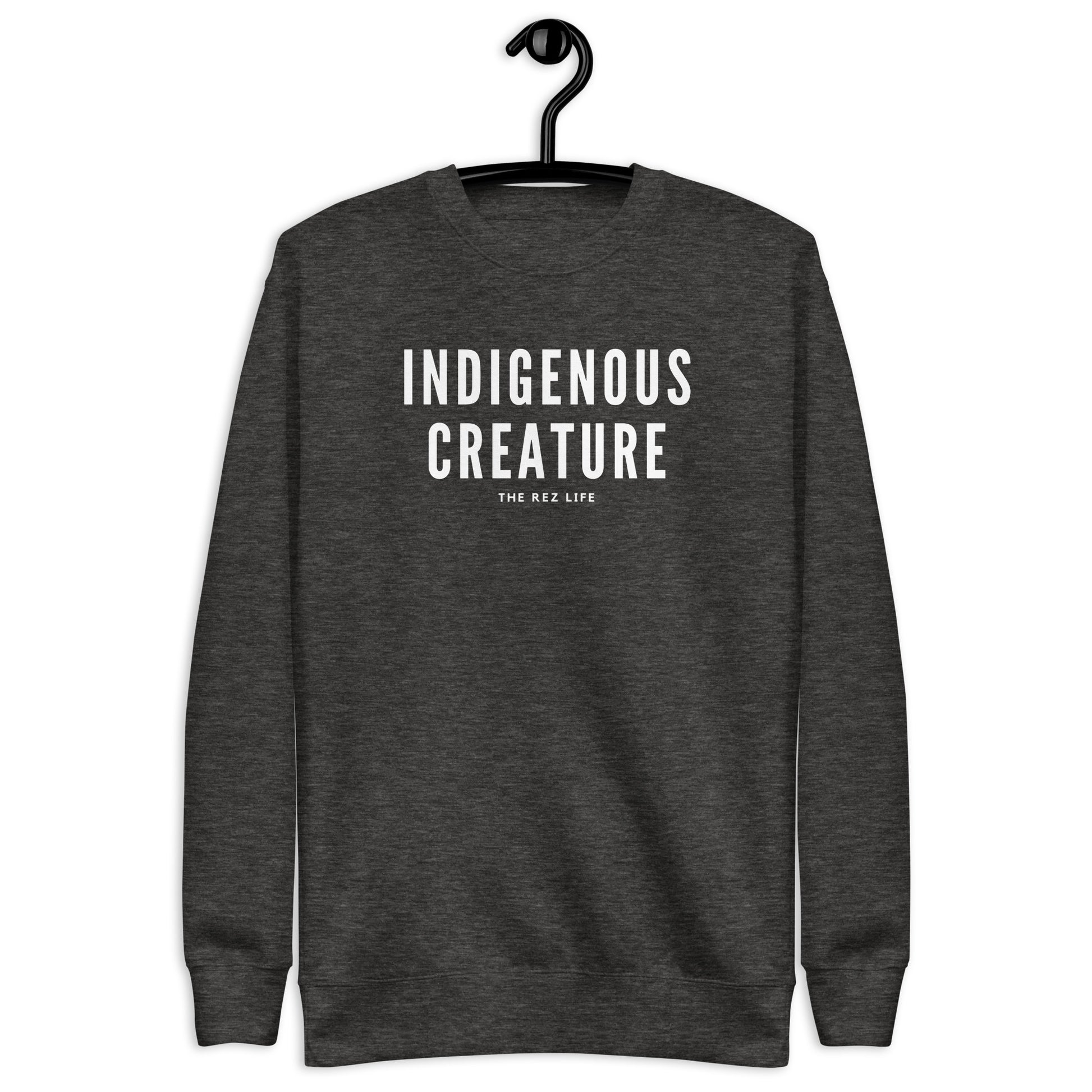 Who And What Are You? I Is Indigenous Creature Crewneck - The Rez Lifestyle